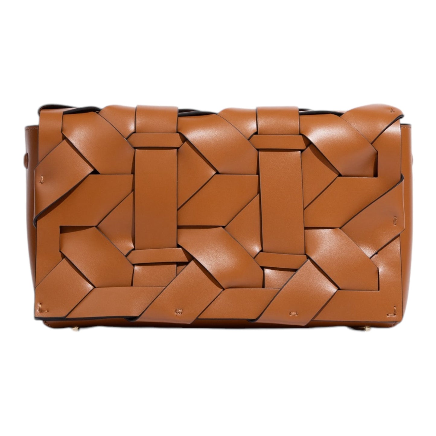 THE ZENOBIA WOVEN CLUTCH BAG