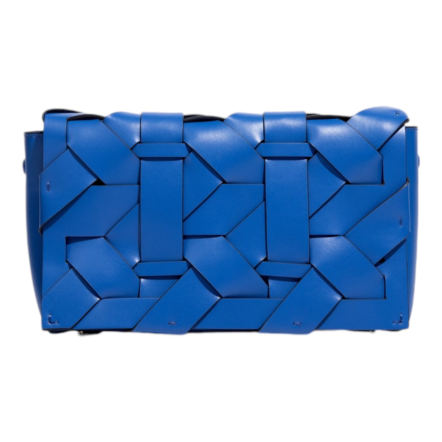 THE ZENOBIA WOVEN CLUTCH BAG