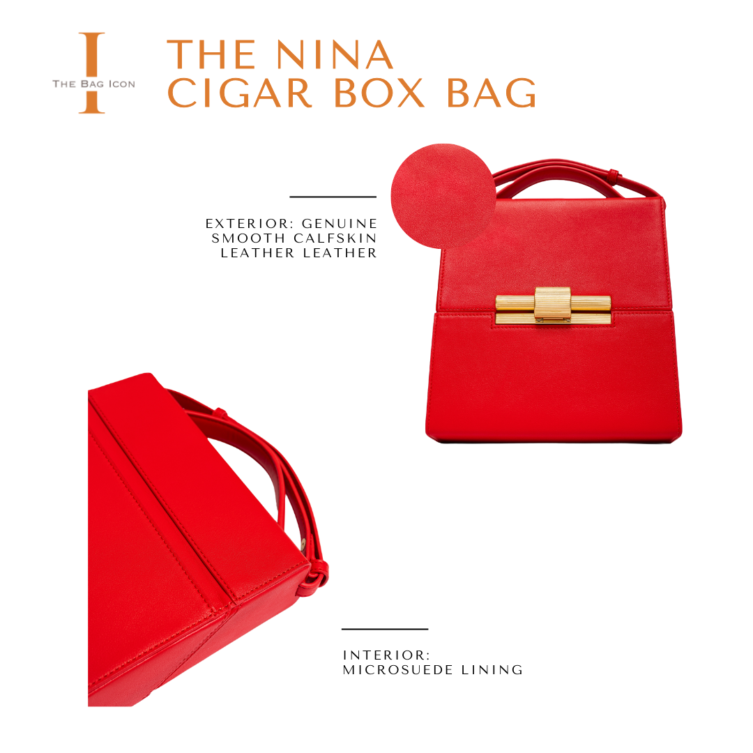 THE NINA CIGAR BOX HANDBAG