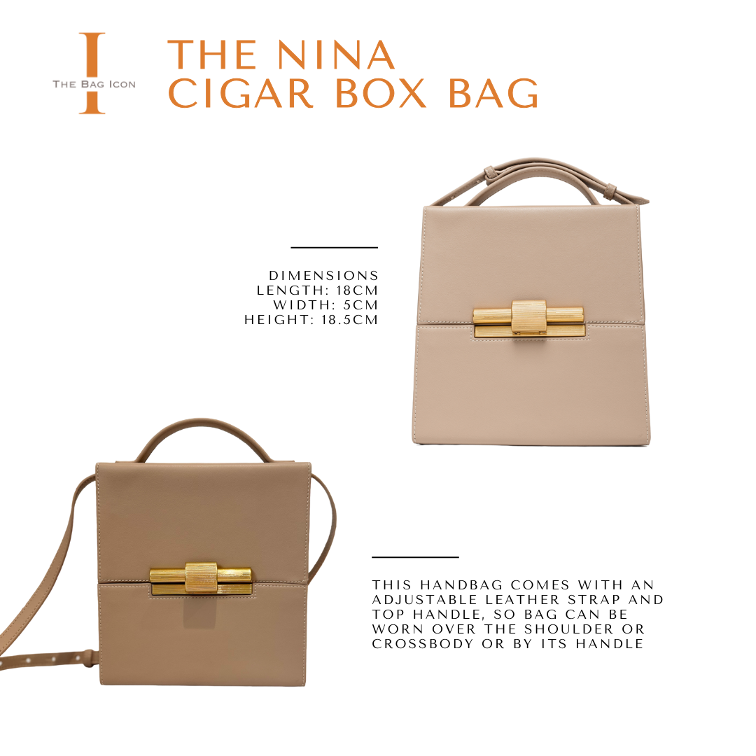 THE NINA CIGAR BOX HANDBAG