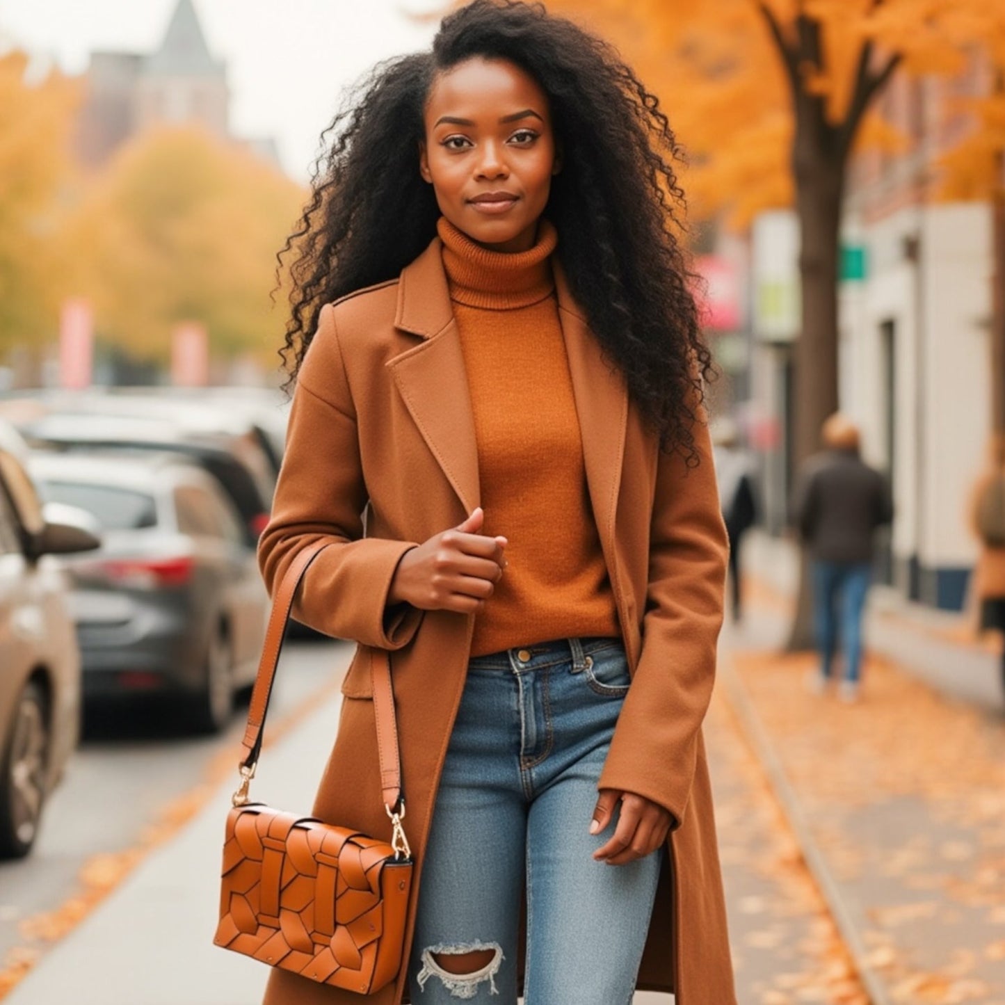 THE ZENOBIA WOVEN CLUTCH BAG