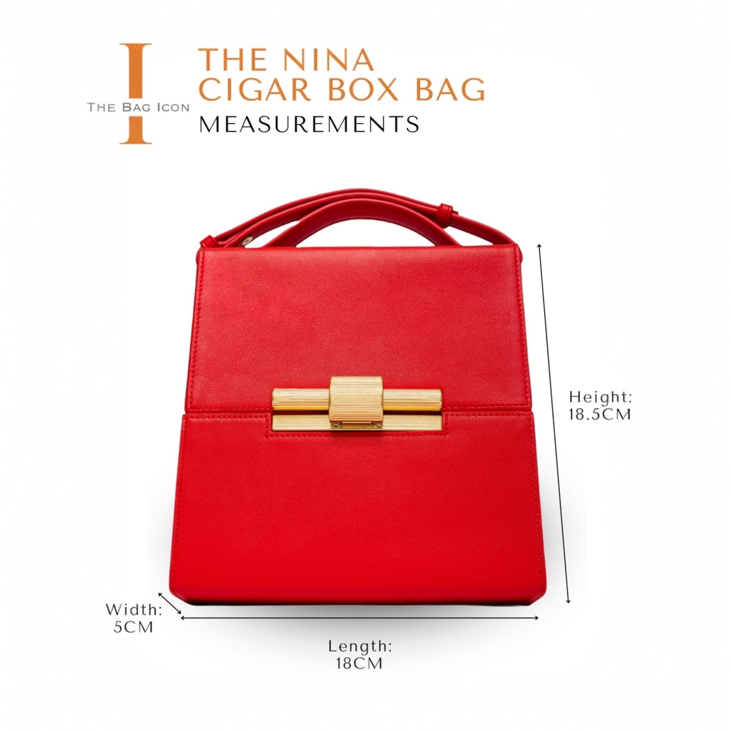 THE NINA CIGAR BOX HANDBAG
