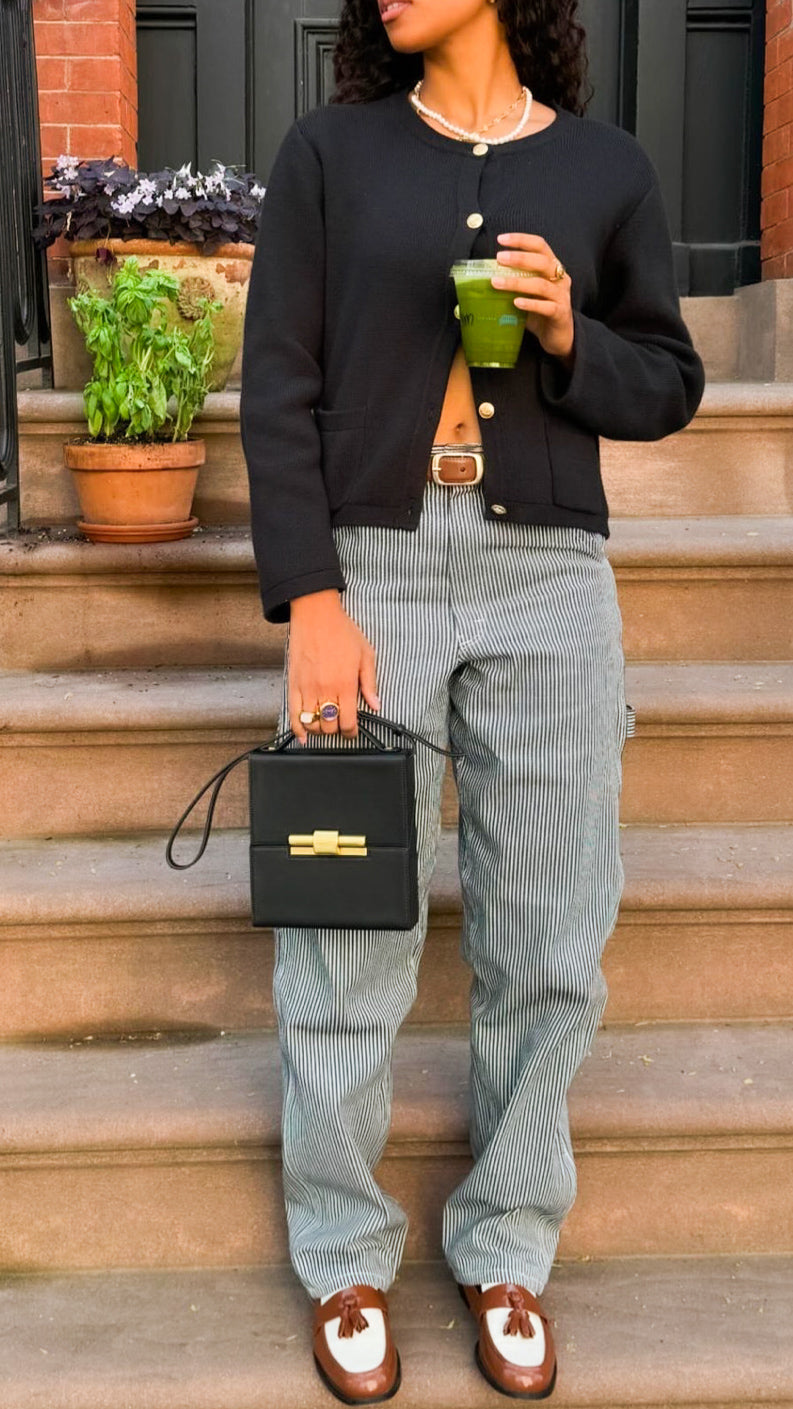 THE NINA CIGAR BOX HANDBAG