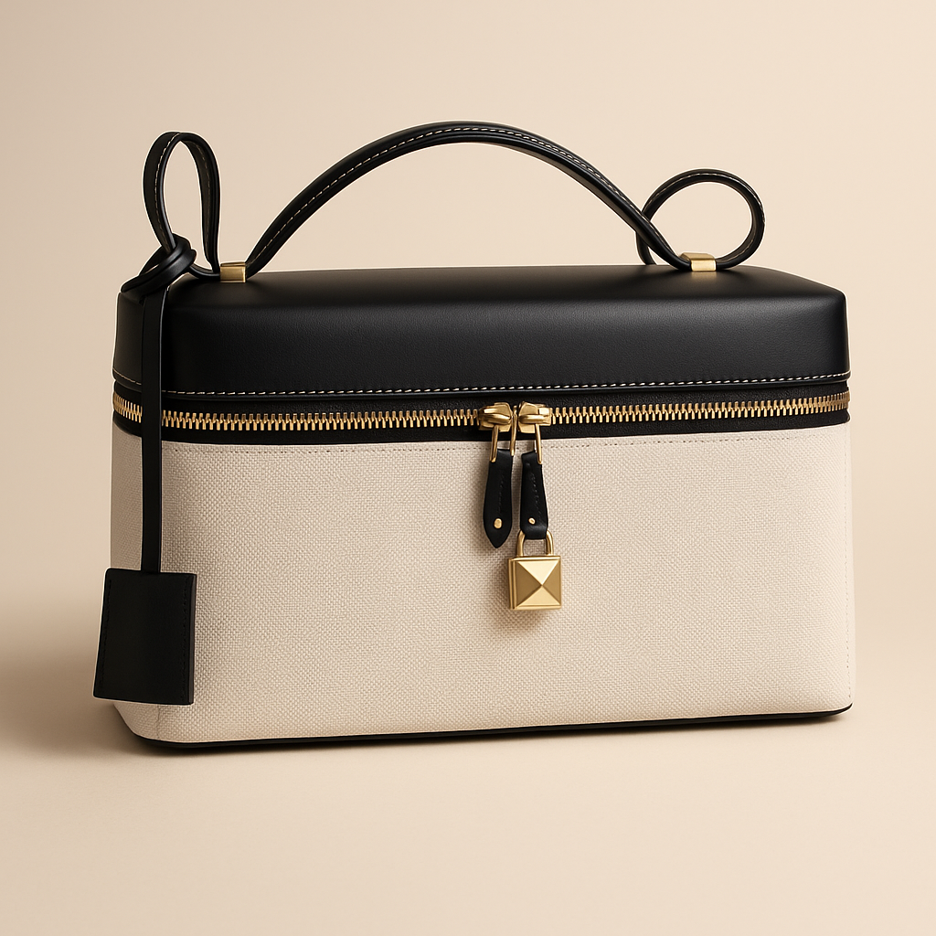 THE ZELMA LEATHER BAULETTO HANDBAG