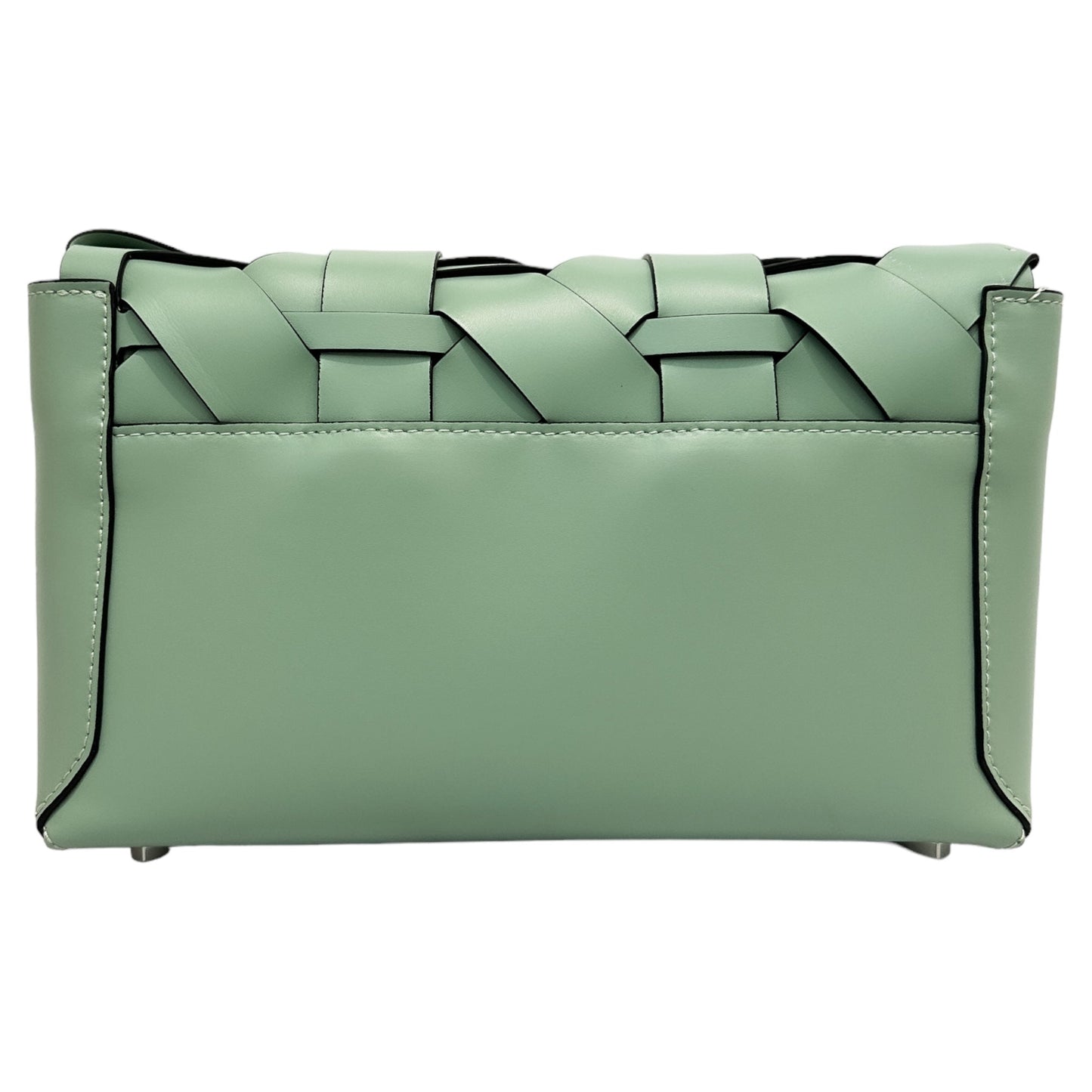 THE ZENOBIA WOVEN CLUTCH BAG