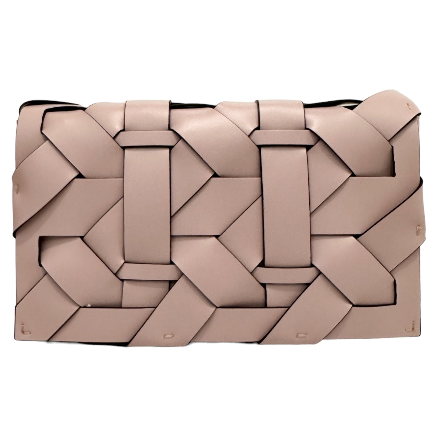 THE ZENOBIA WOVEN CLUTCH BAG