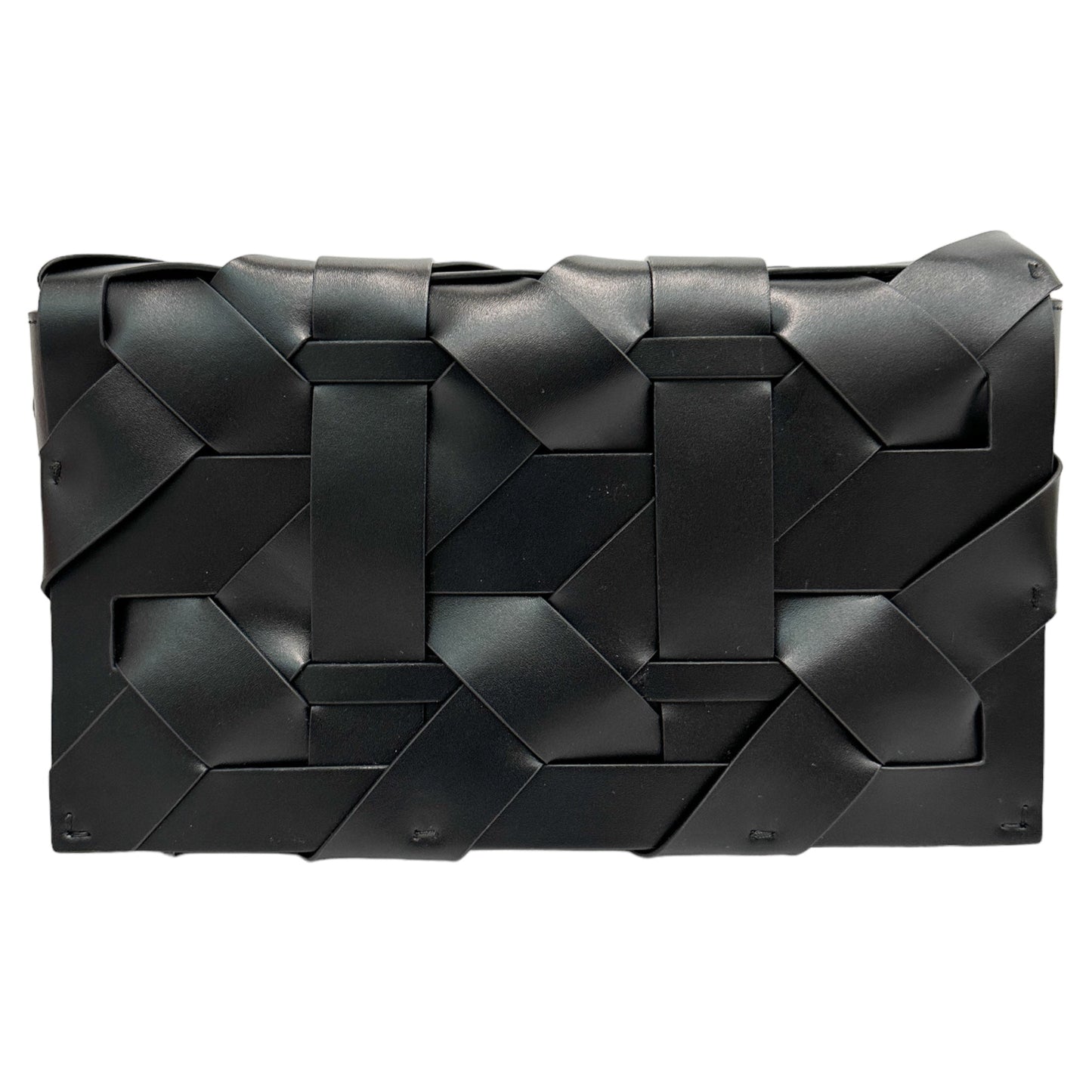 THE ZENOBIA WOVEN CLUTCH BAG