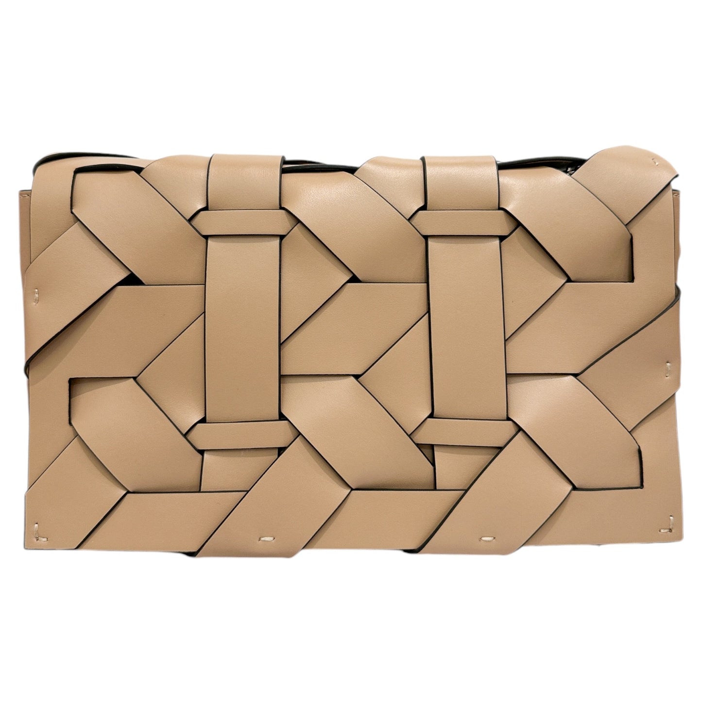 THE ZENOBIA WOVEN CLUTCH BAG