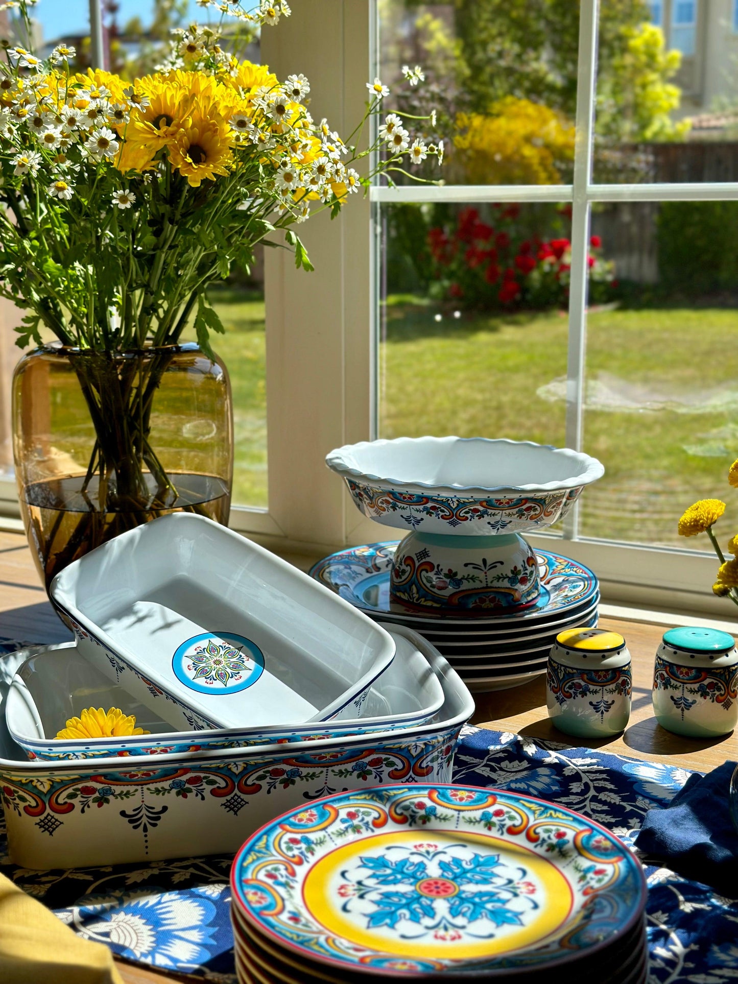 Zanzibar Oven to Table Rectangular Dishes, Set of 3