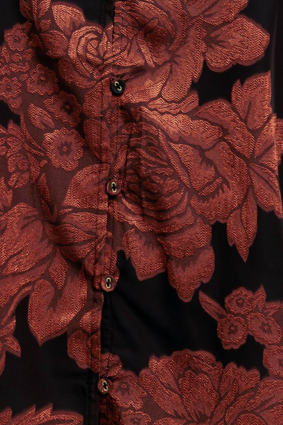 JUST DARK ENOUGH TO FEEL SPECIAL WOVEN TOP