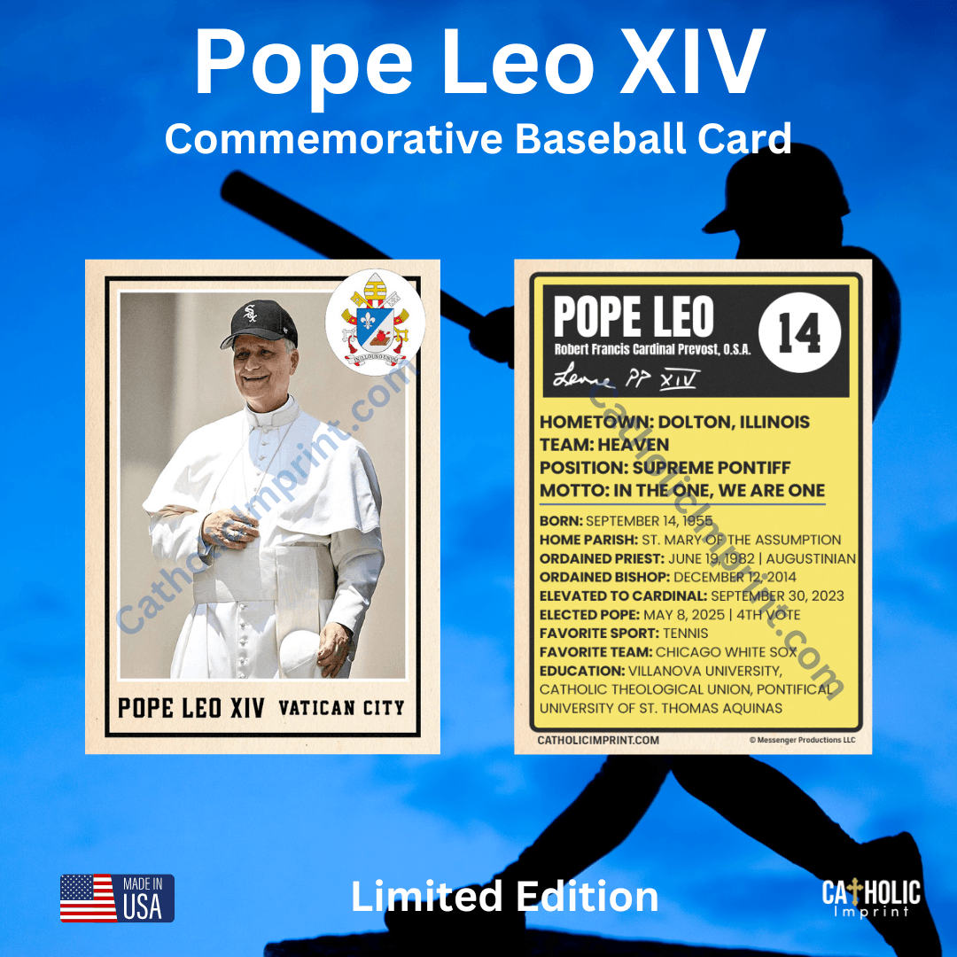 Pope Leo XIV Commemorative Baseball Card