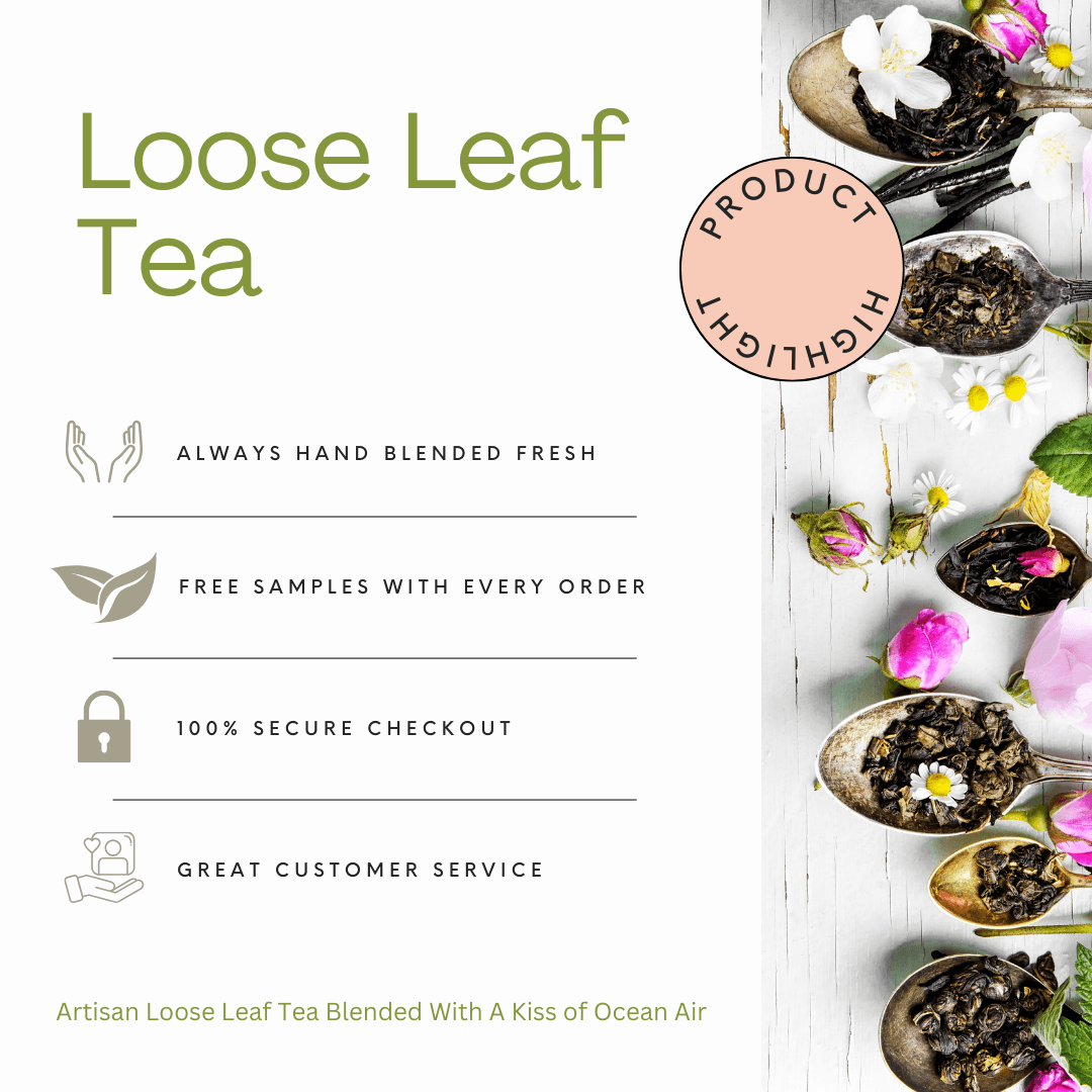 Rose City Dark Black Herbal Tea
