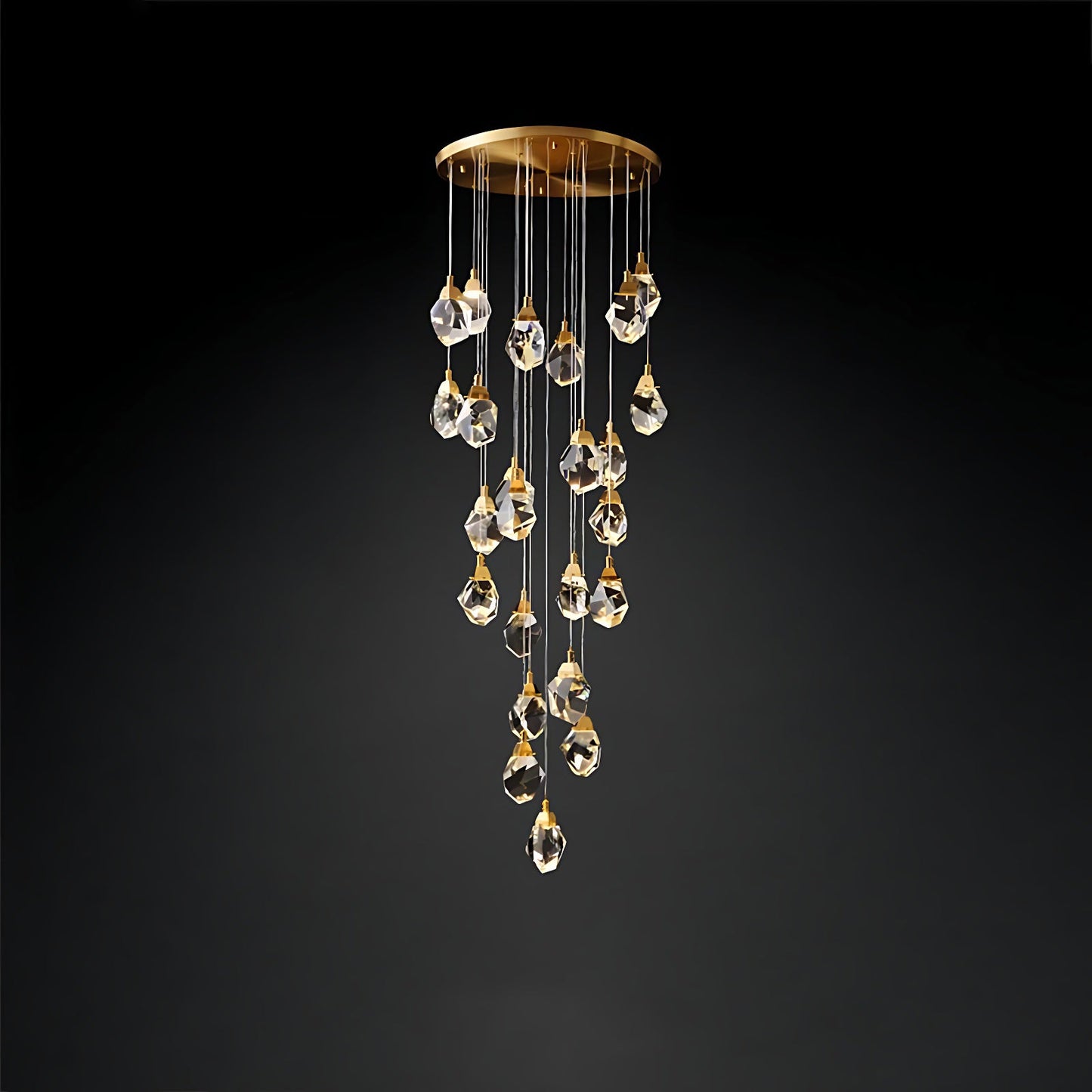 Luxe Prism Crystal Pendant Light