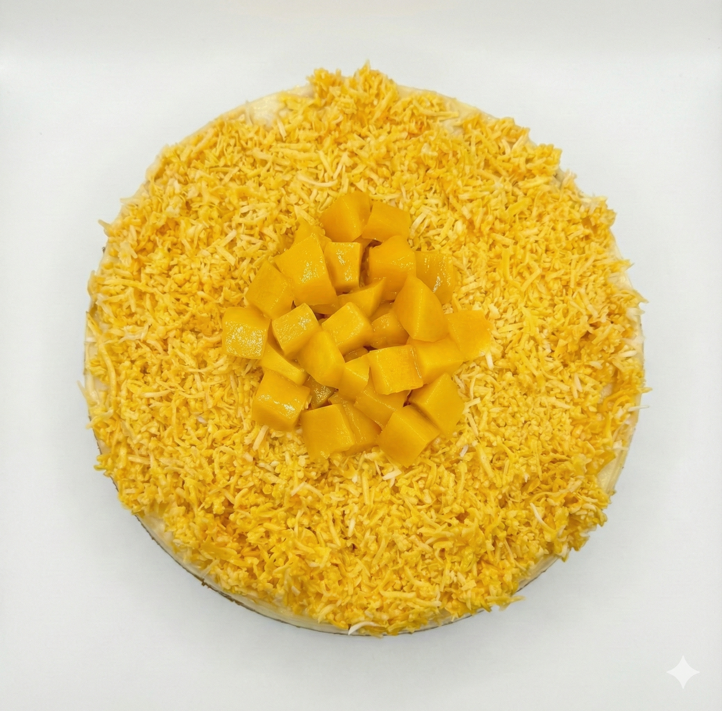 Andy Anand Sugar Free Coconut Mango Cheesecake, Diabetic & Keto Friendly, Authentic Recipe with Fresh California Cream Cheese, No Preservatives or Chemicals, Gourmet Sugar Free Dessert
