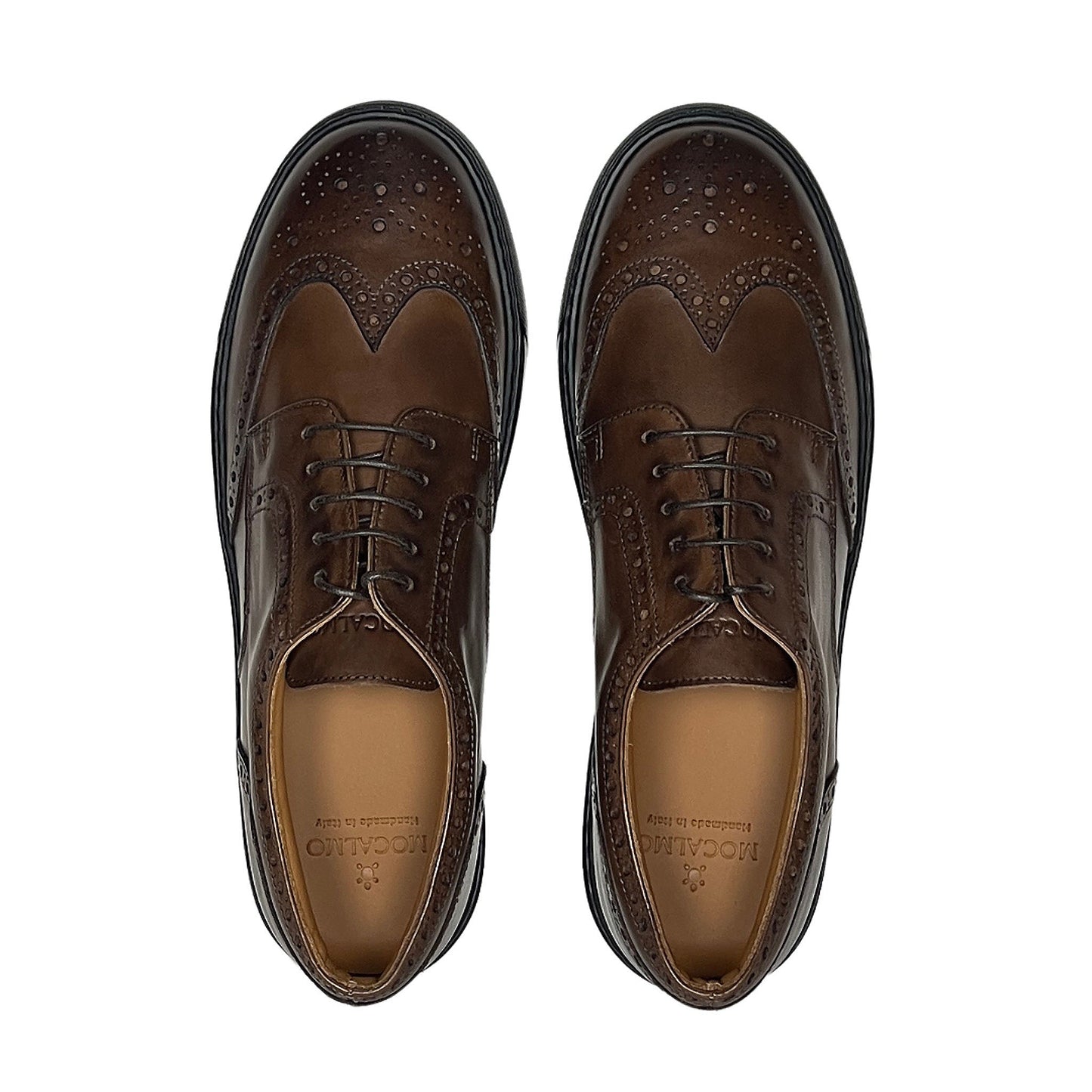 Men's Don Giovanni Wingtips - Brown Shoes