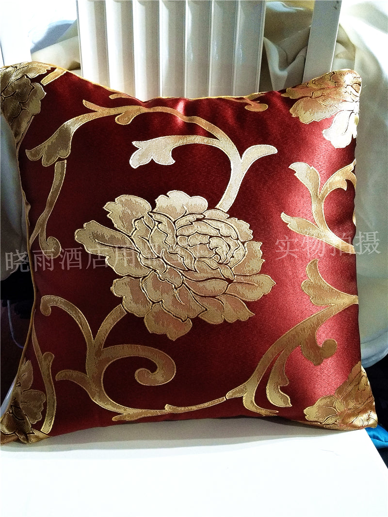 Luxury Hotel Room Removable and Washable Pillow Bed Cushion Cover & Bed Runners