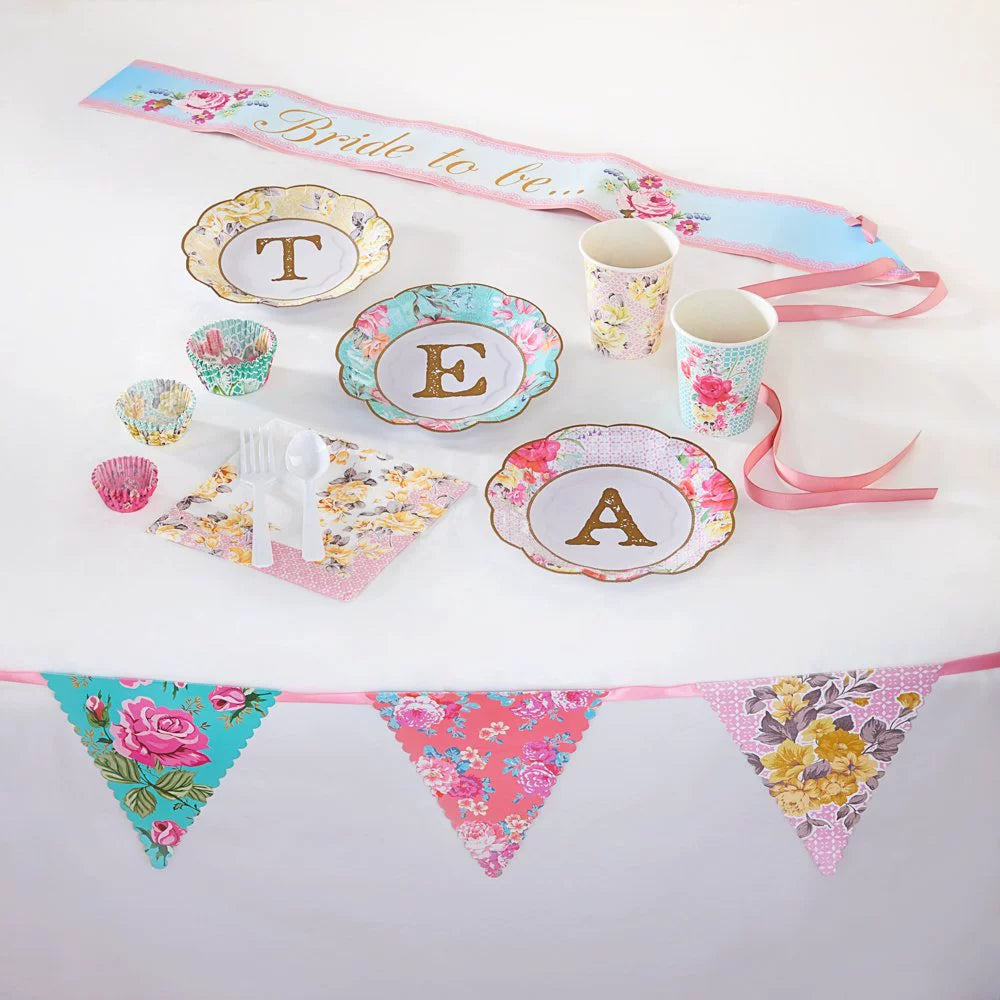 Chinese Style Dessert Tea Time Party Tea Break Paper Plates