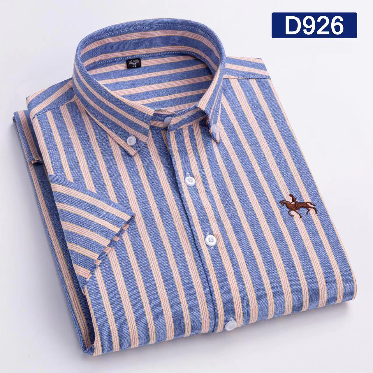 Casual Oxford Men's Short-Sleeved Dress Shirts