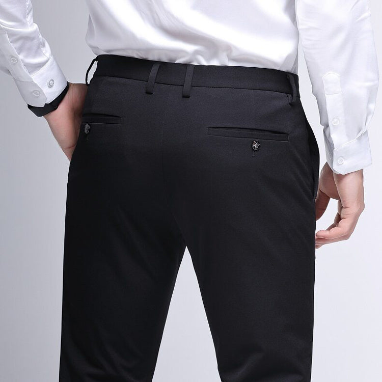 Brand Summer Slim-Fit Casual Suit Pants