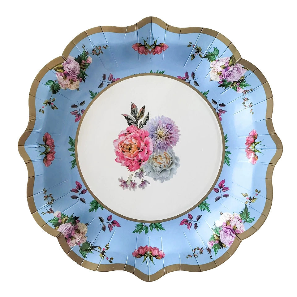Chinese Style Dessert Tea Time Party Tea Break Paper Plates