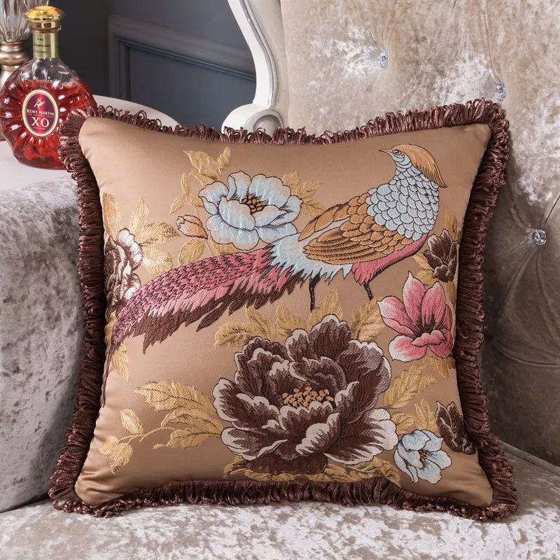 European-Style Luxury Sofa Cushion Pillow Cover Living Room and Hotel Club