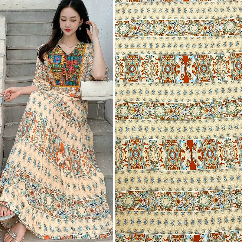 Silk Synthetic Cotton Rayon Cloth Mulberry Summer Loungewear Pajamas Dress