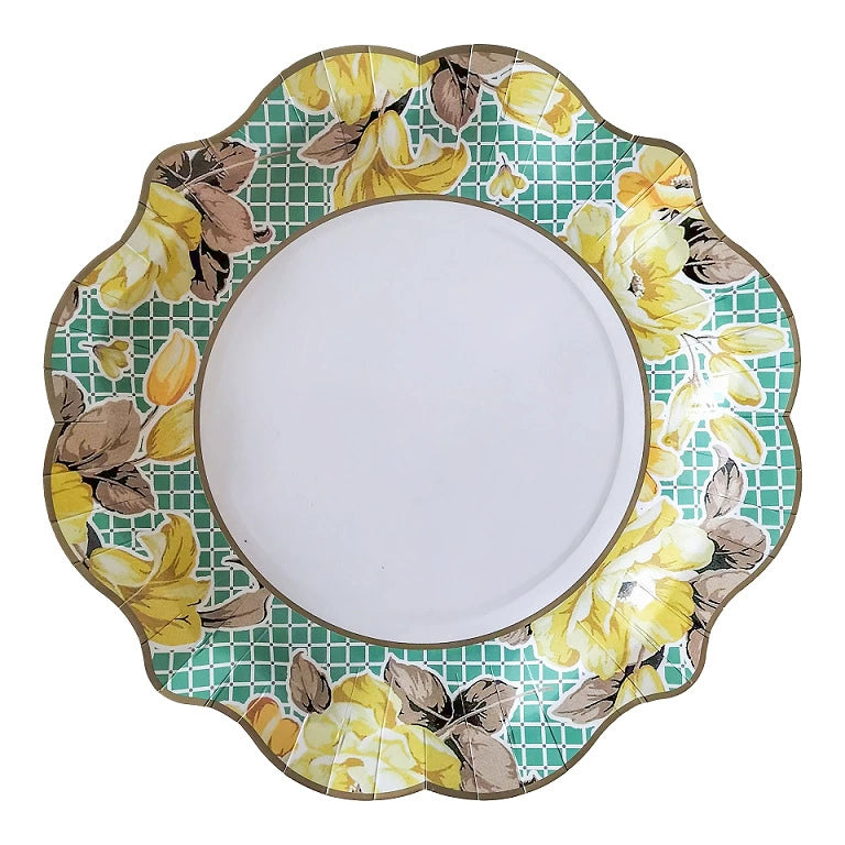 Chinese Style Dessert Tea Time Party Tea Break Paper Plates