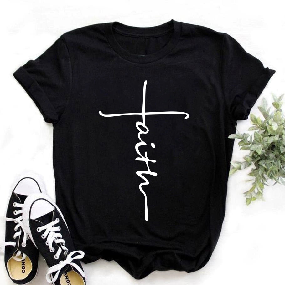 T-Shirts Short Sleeves Round Neck Cartoon Printing Comfortable