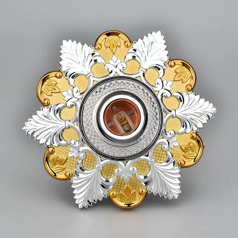 Led Palace Style European Enamel Screw Lamp Holder