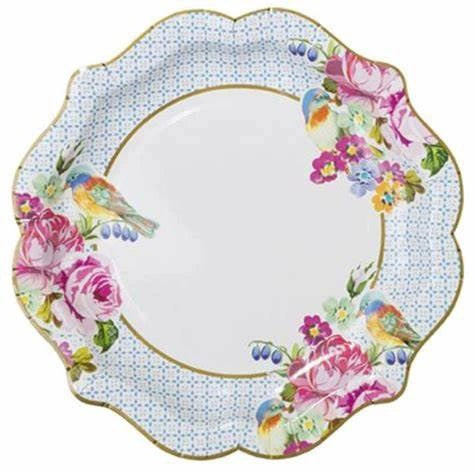 Chinese Style Dessert Tea Time Party Tea Break Paper Plates