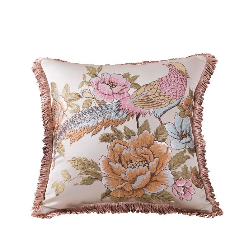 European-Style Luxury Sofa Cushion Pillow Cover Living Room and Hotel Club