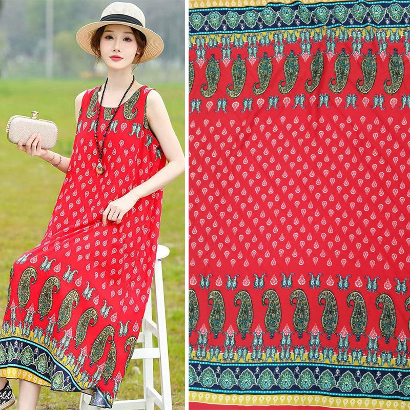 Silk Synthetic Cotton Rayon Cloth Mulberry Summer Loungewear Pajamas Dress