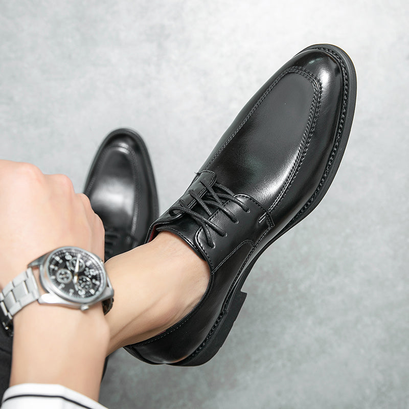 Black Casual plus Size Men's Shoes