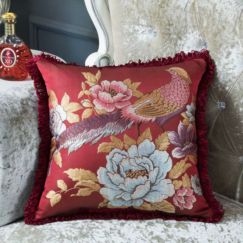 European-Style Luxury Sofa Cushion Pillow Cover Living Room and Hotel Club