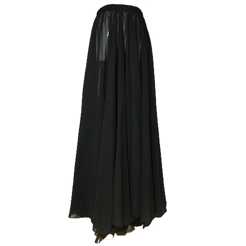 720-Degree Large Hem Half-Length Yarn Dance Skirt