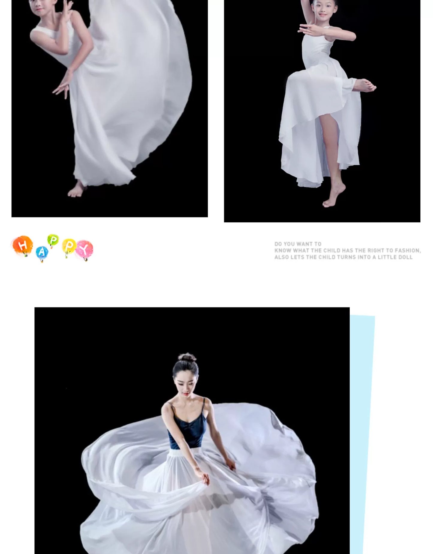 720-Degree Large Hem Half-Length Yarn Dance Skirt