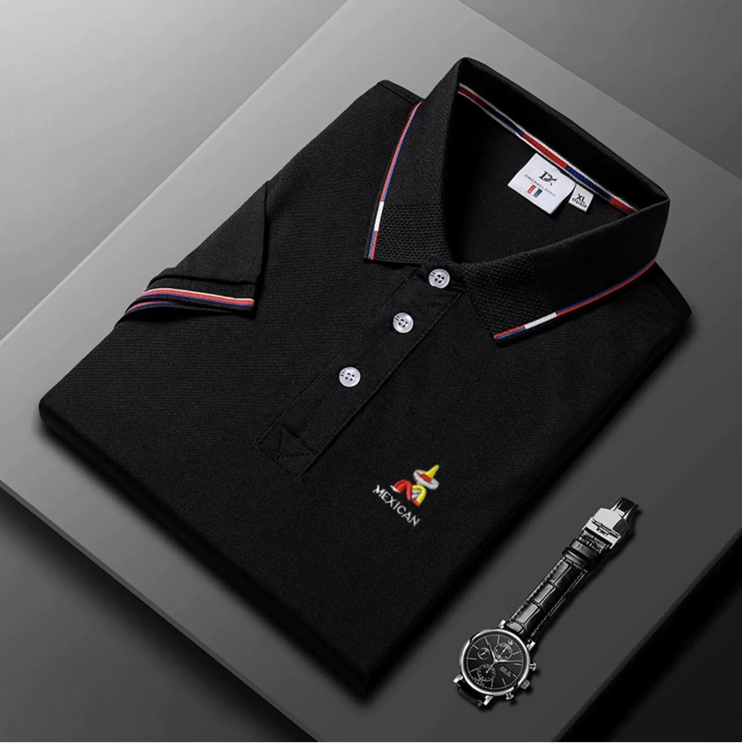 Men/Women Shirt Short-Sleeved and Long-Sleeved Casual Polo T-shirts
