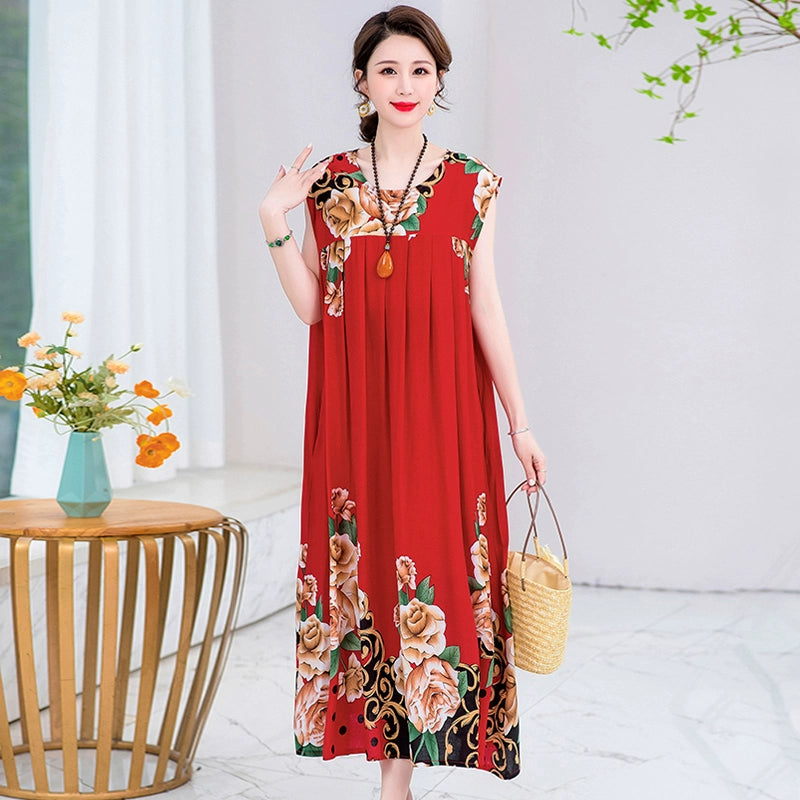 Summer Pure Cotton Stylish Extra Large Size 110.00kg Dress or Sleepwear