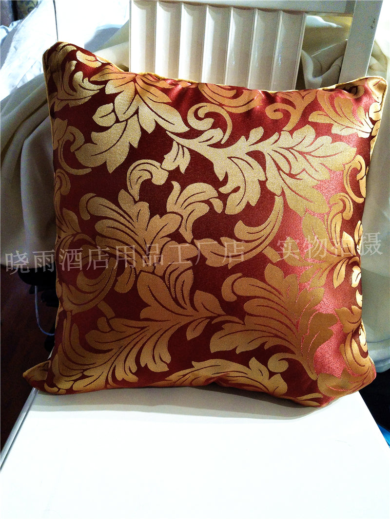 Luxury Hotel Room Removable and Washable Pillow Bed Cushion Cover & Bed Runners