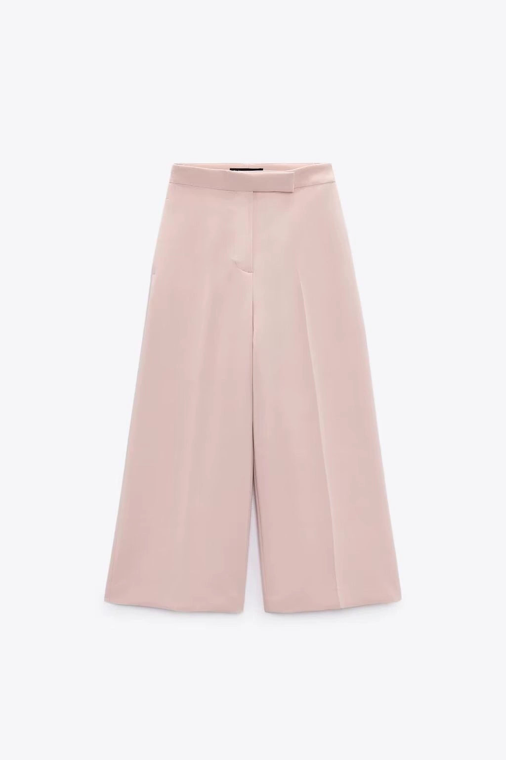 Spring High Waist Loose Pants Pants and Sleeveless V Neck Short Vest