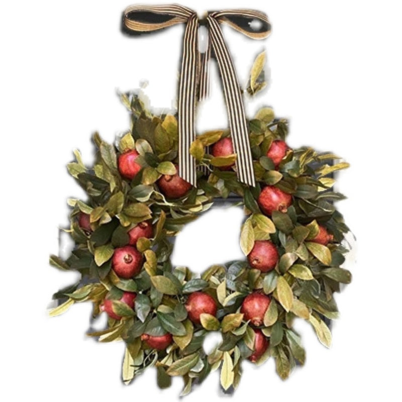 Front Door Pomegranate Blossom Autumn Spring Wreath
