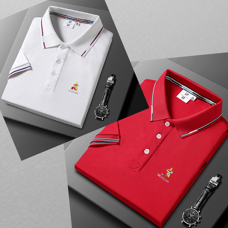Men/Women Shirt Short-Sleeved and Long-Sleeved Casual Polo T-shirts