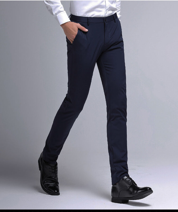 Brand Summer Slim-Fit Casual Suit Pants