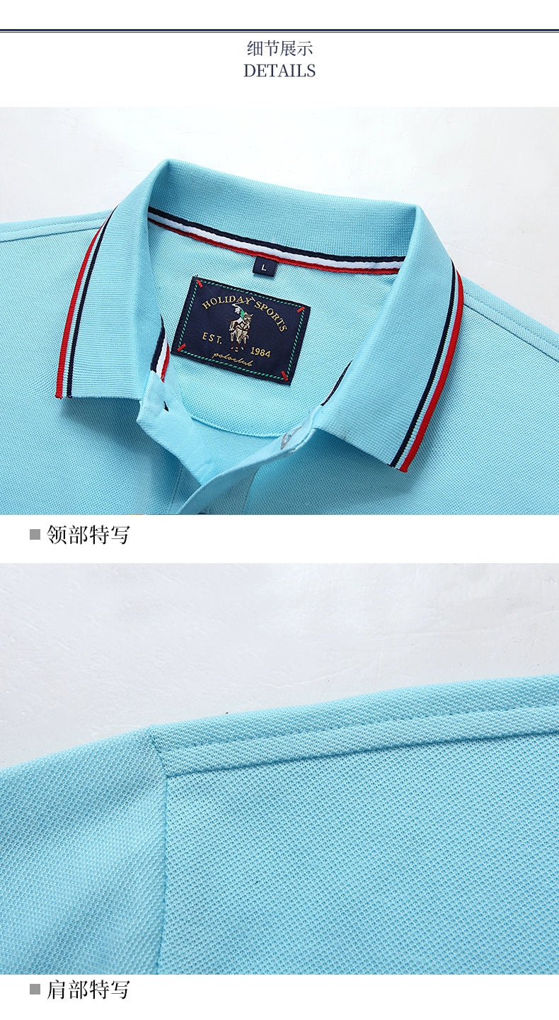 Polo Summer Pure Cotton Short Sleeve T-Shirts