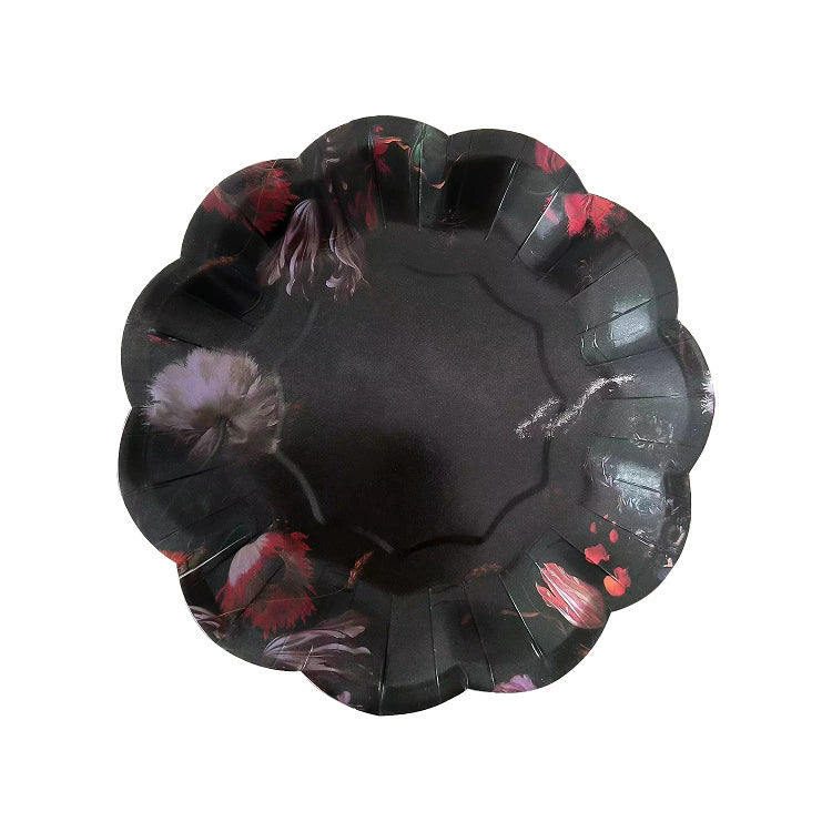 Chinese Style Dessert Tea Time Party Tea Break Paper Plates