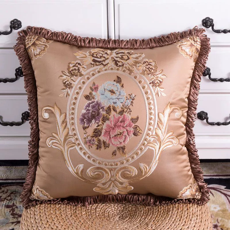 European-Style Luxury Sofa Cushion Pillow Cover Living Room and Hotel Club