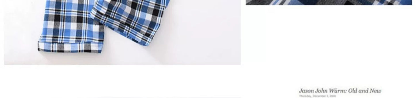 Men Pure Cotton Spring and Summer Pajama Pants