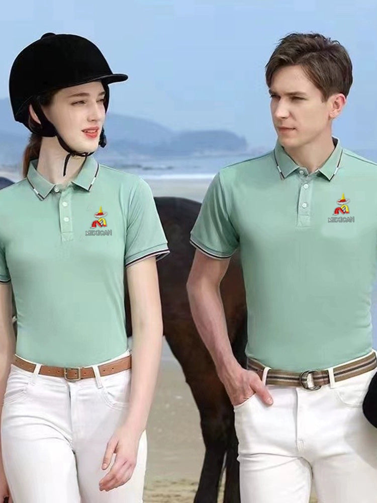 Men/Women Shirt Short-Sleeved and Long-Sleeved Casual Polo T-shirts
