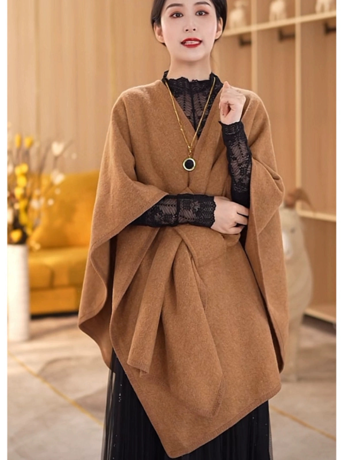 Cardigan Loose Shawl Plus Size