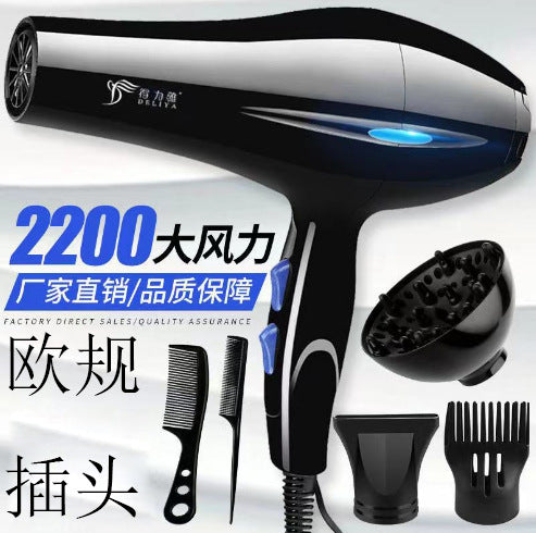 Large Hair Dryer Hot and Cold Hair with High Power For Home